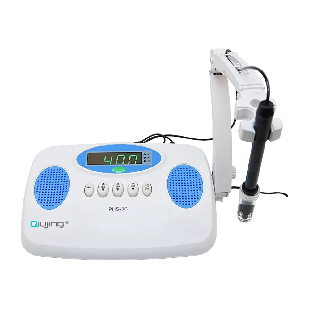 Qiijing IP54 防塵ワイヤレス Bluetooth 伝送 4 規格準拠防滴ベンチトップ PH メーター PHS-3C
