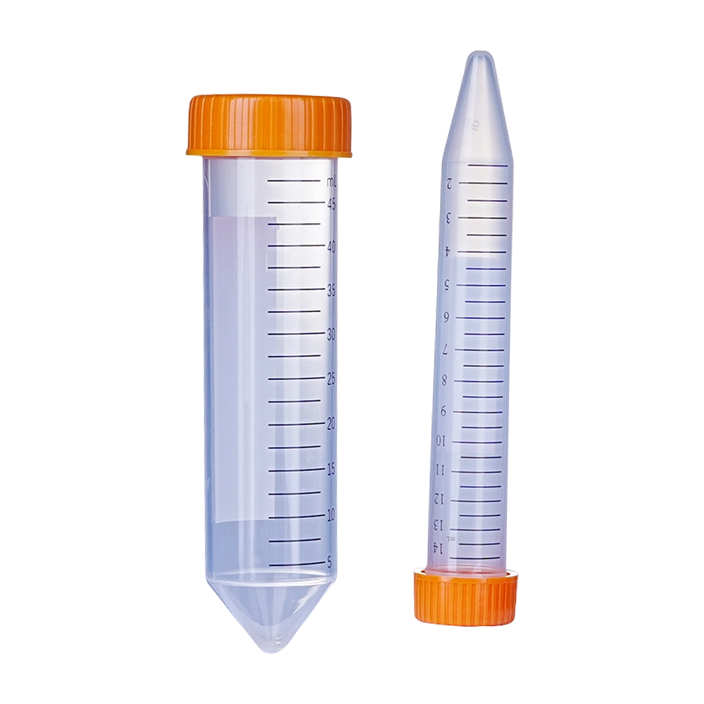 Qiijing 滑らかな内壁生物学的サンプル収集 USP-6 PP 材料高透明遠心分離管